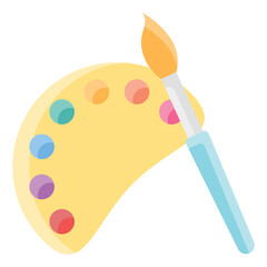 Paint Flat Icon