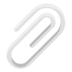 Paper Clip Flat Icon