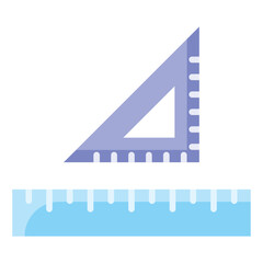 Ruler Flat Icon