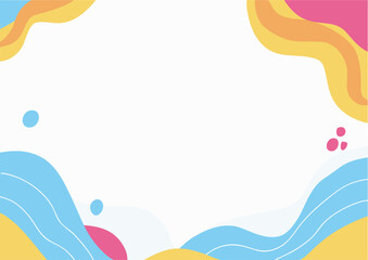 Obraz premium frame with sea shells and starfish