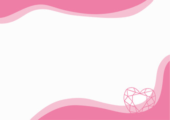 pink background with hearts