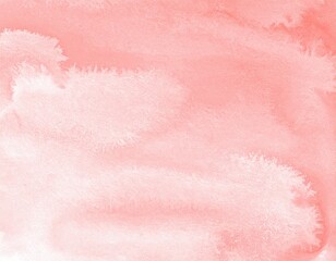 Fototapeta premium Delicate Coral Watercolor Wash Soft Texture and Subtle Variations.