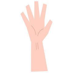 Obraz premium Hand Gestures Vector