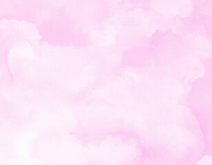 Fototapeta premium Delicate Pink Watercolor Wash Soft Dreamy Texture Background.
