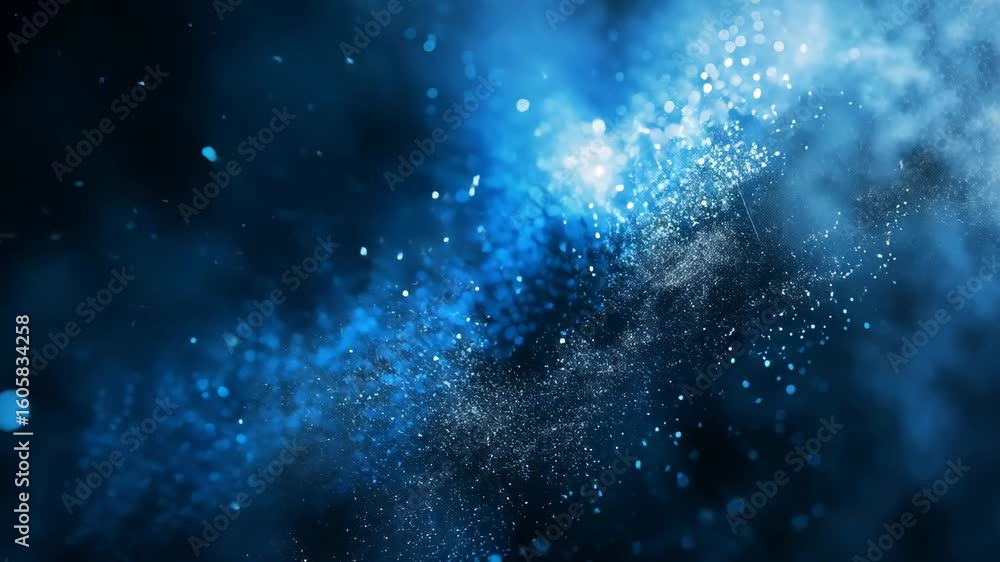 Poster abstract blue-black glowing gradient backdrop enhanced with subtle texture