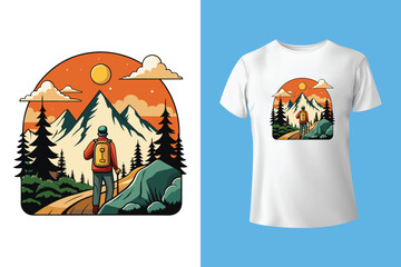 Tshirt Design For Traveling Time