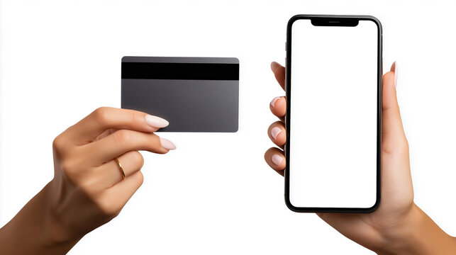 Demonstration of digital payment method using smartphone and card