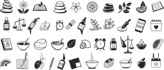 Hand drawn vector alphabet letter set in doodle style illustration design