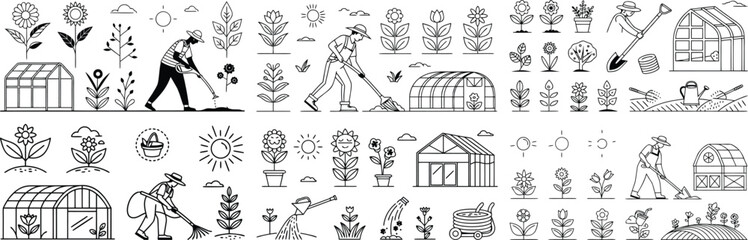 Vibrant vector illustration of a happy cartoon house with grass and flowers, a perfect symbol for home design