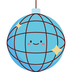 Flat Disco Ball Icon Design