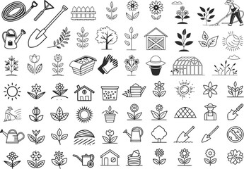 A comprehensive collection of hand-drawn vector icons, perfect for web, food, and business designs