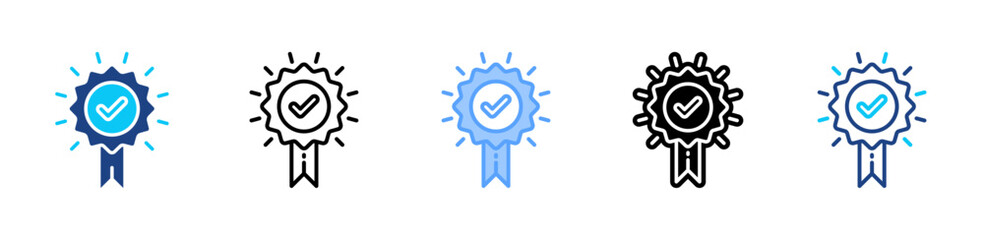 Guarantee icon sheet multiple style collection