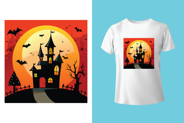 Halloween t shirt design Scary Halloween