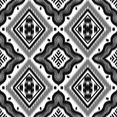  Ikat Pattern Gray on white