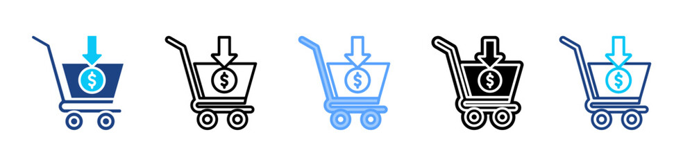 Purchase icon sheet multiple style collection