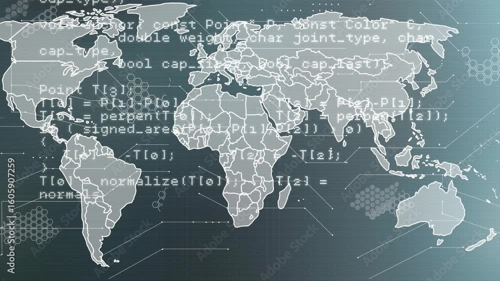 Poster on launch map code overlay scrolling network code then drawing geometry and computing intersections