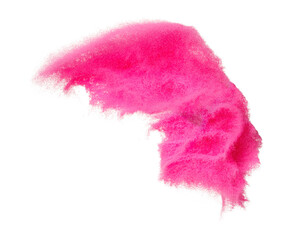 Pink Sand Storm desert with wind blow spin swirl around. Pink sand tornado storm with high wind. Fine Sand circle around, White background Isolated throwing particle element object