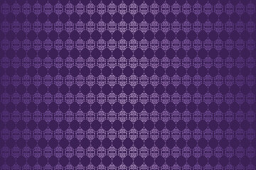 Violet Thai Patternline, Violet Thai Weaves, Purple Thai Tapestry