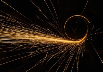 Grinding Wheel Sparks: Industrial Precision & Motion