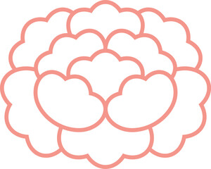 Traditional Korean peony motif representing wealth, beauty, and honor. Often used for Chuseok, Lunar New Year, and elegant festive designs.