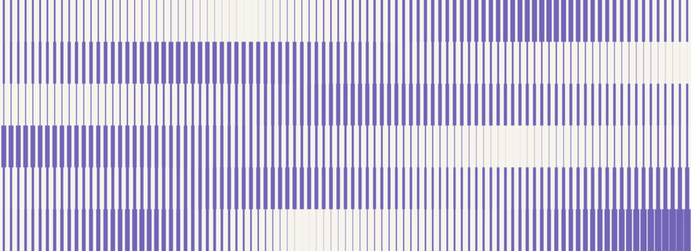 Purple striped halftone gradient texture. Fading line gradation background. Repeating strip pattern backdrop. Blue parallel lines wallpaper. Vector halfton patern overlay. Doppler effect concept