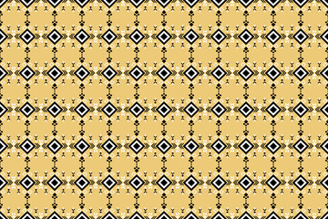 seamless pattern with golden stars Abstract seamless pattern. Seamless pattern. Decorative design. Wallpaper. Ornament. Vector art. Fabric. Geometric. Vintage.
