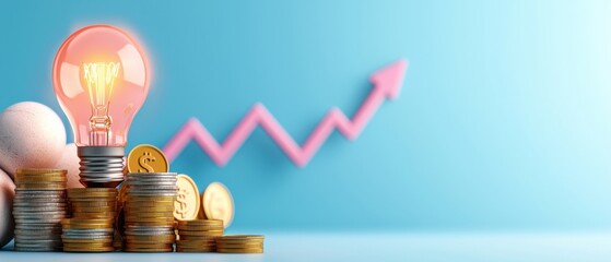 A detailed chart or graph visualizing the fluctuations and trends in electricity market prices and inflation, providing valuable insights for businesses, investors, and policy makers.