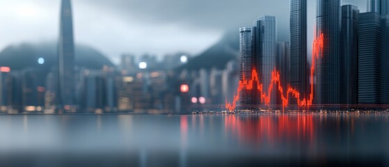 Fototapeta premium Visualizing the digital evolution and technological advancements driving growth and optimization within the energy industry