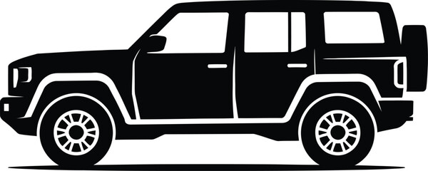 Automobile outline design silhouette