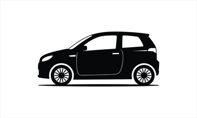 Fototapeta premium Automobile outline graphic silhouette