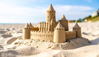 Majestic Sandcastle on Sunny Beach