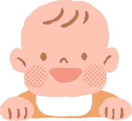 Illustration of a Happy Baby
