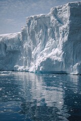 Arctic Iceberg Reflection in Ocean