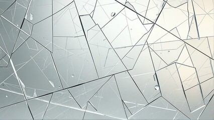 Broken glass texture shattered background cracked glass effect safety glass transparent surface