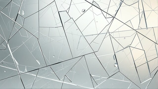 Broken glass texture shattered background cracked glass effect safety glass transparent surface
