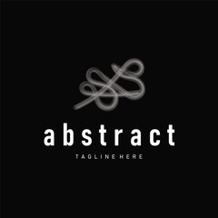 Cool abstract brush design concept, simple and modern minimalist with a cool color combination, design for a cool logo or poster illustration template