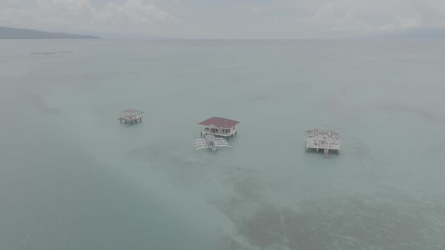 Floating house on the mid sea v3