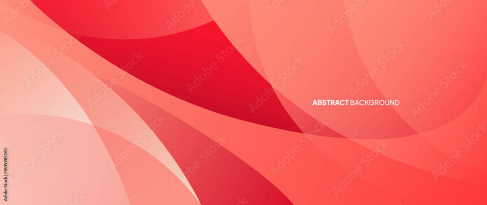 Poster Red abstract background with subtle color gradations and shaded curved lines. A neatly arranged wave-like pattern.	

