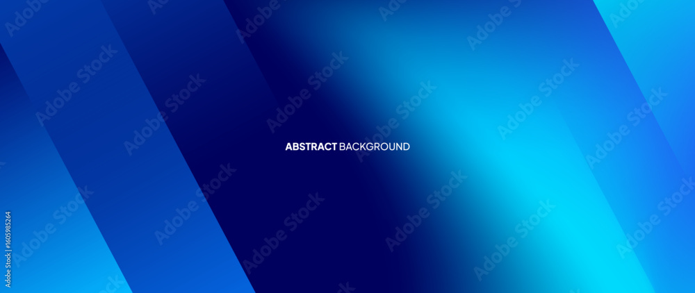 Fototapete abstract background with a pattern of overlapping slanted lines, giving a 3d impression. smooth blue