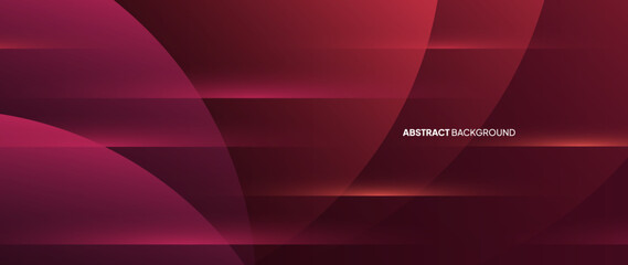Red abstract background with overlapping circular objects forming a beautiful pattern. Gradient line patterns are scattered throughout.