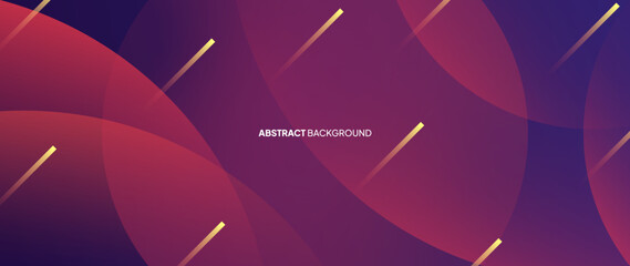 Purple abstract background with overlapping circular objects forming a beautiful pattern. Gradient line patterns are scattered throughout.