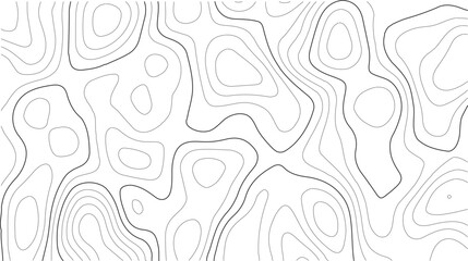 Obraz premium Topography map pattern vector with abstract elevation contours and seamless white terrain grid texture for landscape design and outdoor graphics