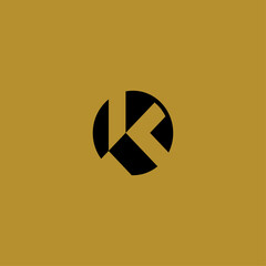 A modern, elegant, and clean "K" logo design. Suitable for corporate branding, startups, creative businesses, or personal monograms. This logo reflects strength, uniqueness, and professionalism, makin