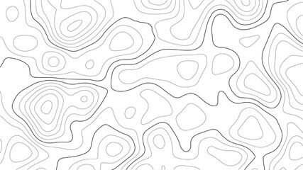 Topography vintage map design for outdoor adventure with illustrated elevation lines, antique paper effect, and natural topographic curves for brands related to camping, travel  and geographic discove