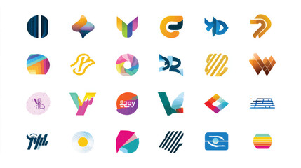 A vibrant collection of colorful vector icons for your web design