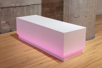 Illuminated Modern Bench