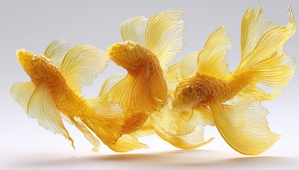 Abstract Yellow Forms