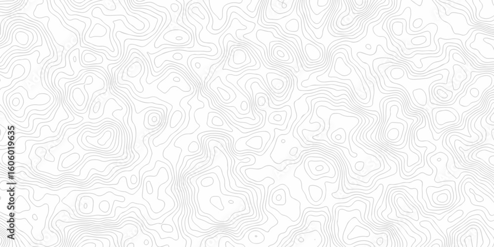 Poster lines topographic contour lines grid map seamless pattern. geographic mountain relief. abstract line