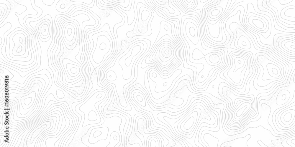 Poster abstract vector lines topographic contour lines grid map seamless pattern. geographic mountain relie
