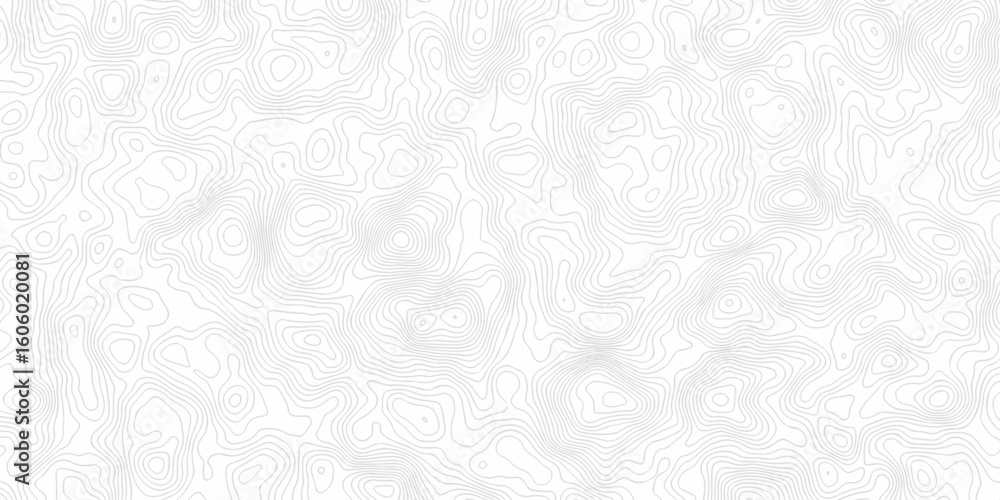 Poster abstract vector lines topographic contour lines grid map seamless pattern. geographic mountain relie